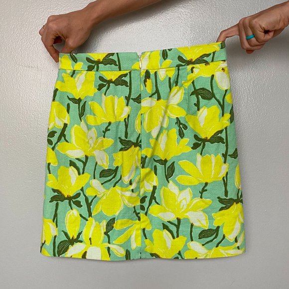 J.Crew Factory printed basketweave mini skirt - Picture 2 of 4